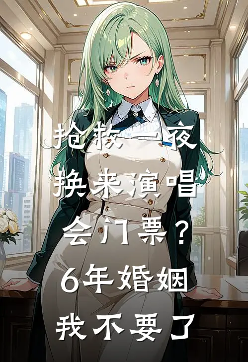 抢救一夜换来演唱会门票？6年婚姻我不要了