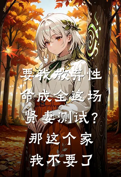要我放弃性命成全这场贤妻测试？那这个家我不要了