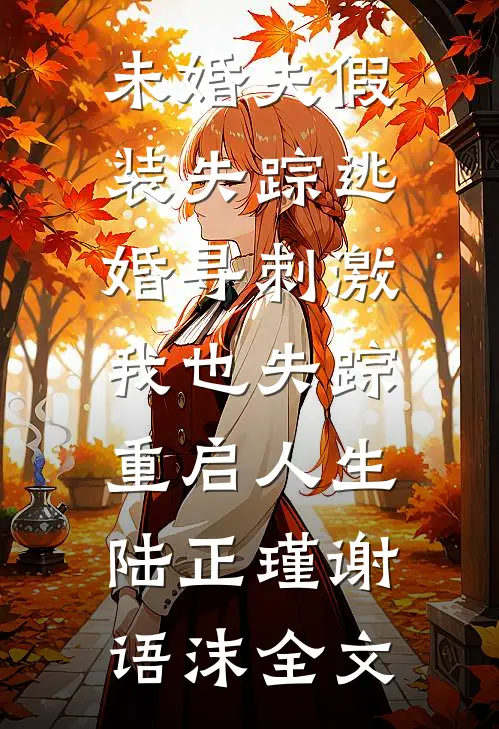 未婚夫假装失踪逃婚寻刺激，我也失踪重启人生陆正瑾谢语沫全文